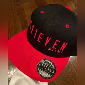 Club E11even Miami snap back hat